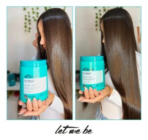 Restaure seus fios com Let Me Be Pro Repair Ultra Mask. Nutrição profunda, brilho intenso e controle do frizz sem formol. Resultado de salão em casa!
