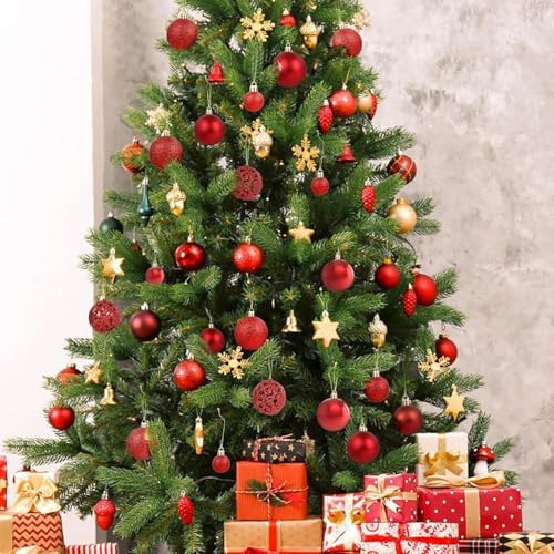 Enfeites de Bolas de Natal BEMMY – 101 Und Cores Variadas - Imagem 4