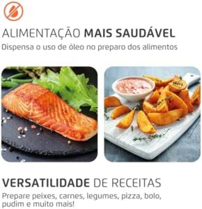 Com design elegante, alta capacidade, potência e tecnologia de ponta, a Air Fryer Forno Oven 12L Mondial entrega tudo o que uma cozinha moderna precisa.