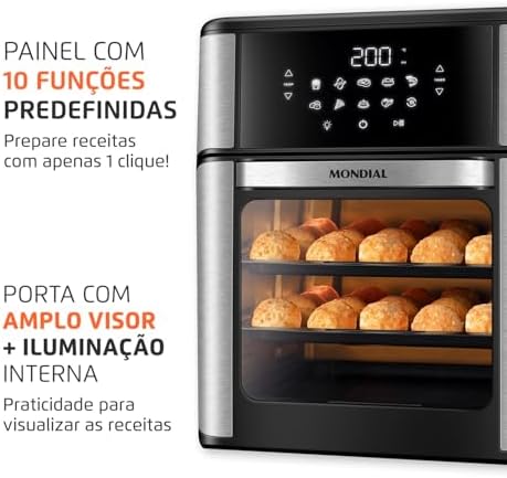 Mondial lança Air Fryer Forno 12L e modelo se destaca entre os mais buscados do Brasil - Imagem 7