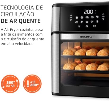 Mondial lança Air Fryer Forno 12L e modelo se destaca entre os mais buscados do Brasil - Imagem 5
