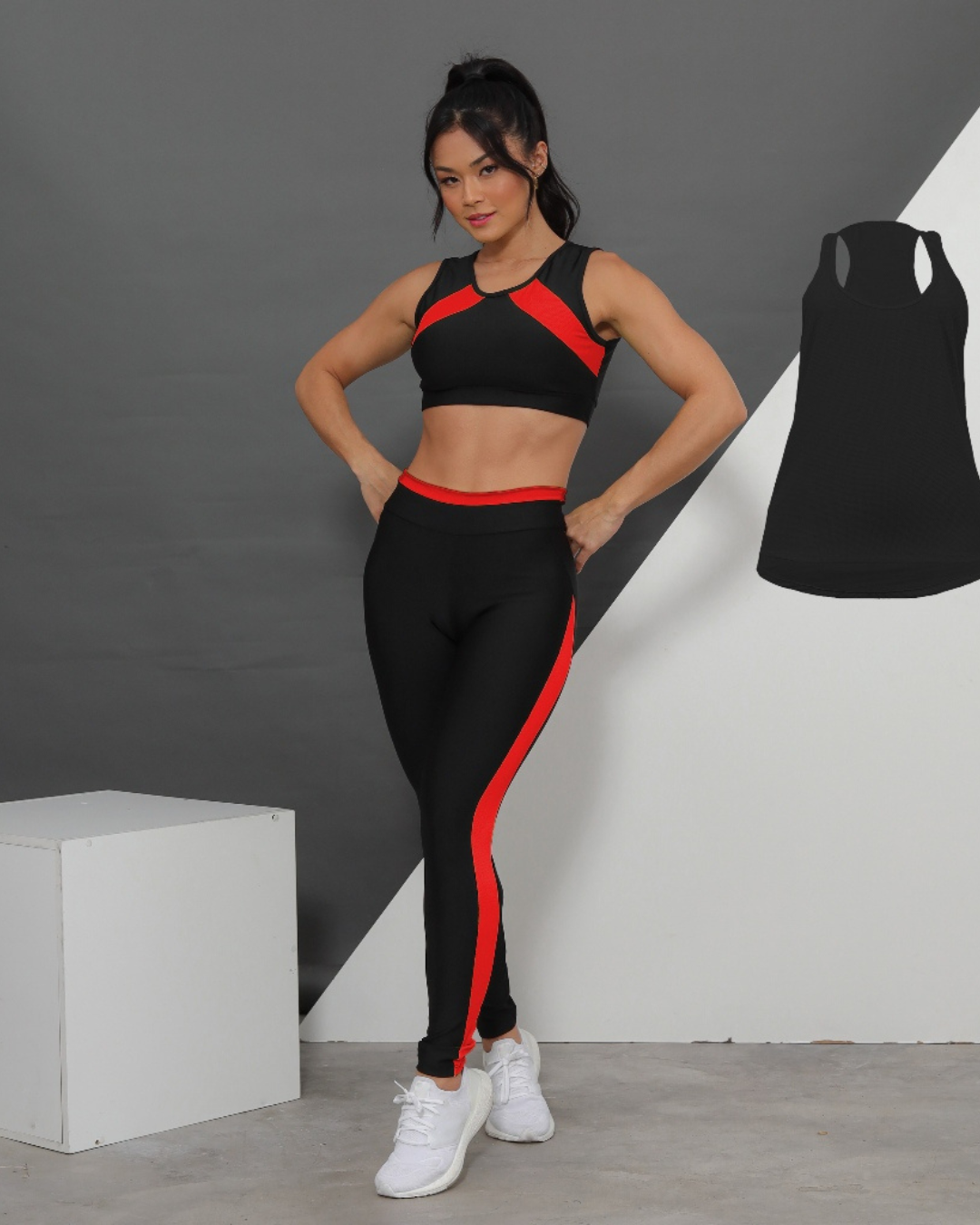 Conjunto Fitness Feminino 3 Peças: o look que conquistou as mulheres - Imagem 3
