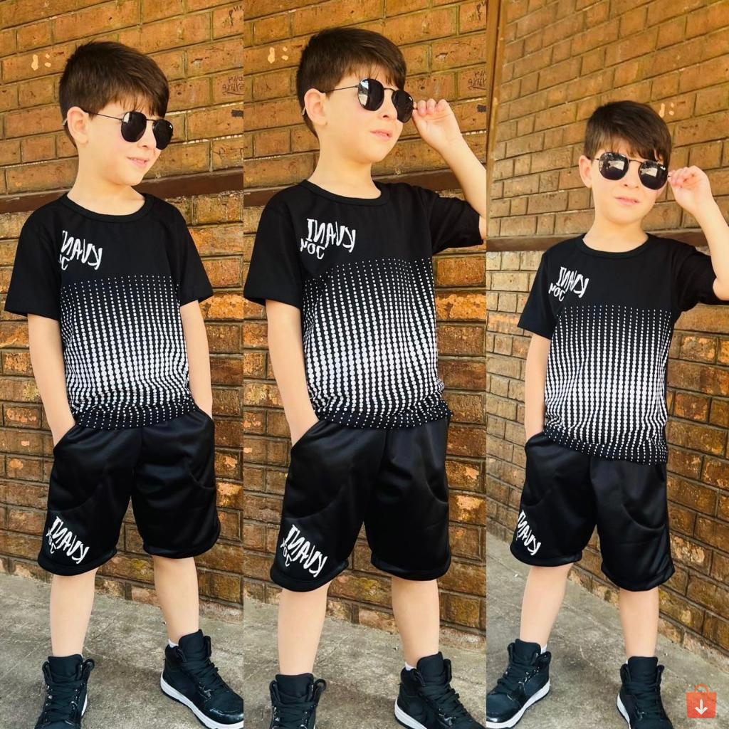 Conjunto Infantil Masculino - Camisa + Bermuda - Imagem 7