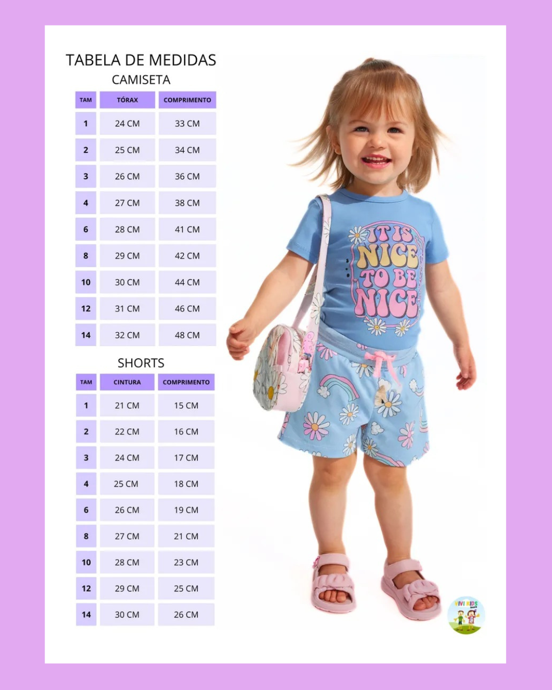 Kit 10 Peças Infantil Menina Verão conquista pais pela praticidade e ótimo custo - Imagem 4