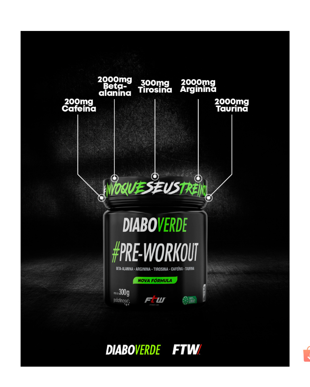 FTW Diabo Verde Pré-Treino: o explosivo que dominou as academias - Imagem 5